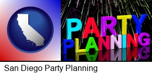 San Diego, California - party planning